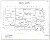 South Dakota State Map, South Dakota State Atlas 1930c